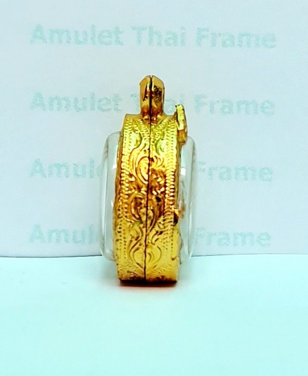 กรอบพระปิดตาเล็ก No2 สีทอง -K02  ขนาด 19*20*9 mm. - Image 2