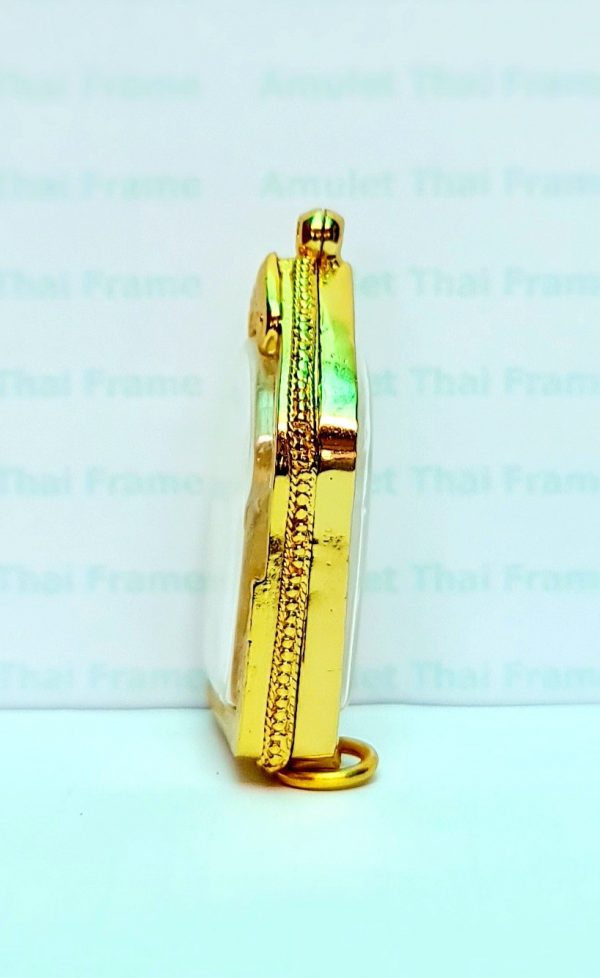 กรอบพระขุนแผนภูทิม สีทอง E05 ขนาด 3.0*4.2 *0.7 mm. - Image 2