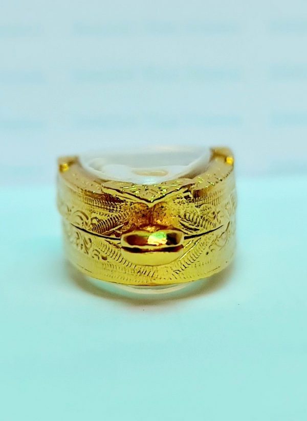 กรอบพระหลวงปู่ทวด 58 สีทอง -T03 ขนาด 24*38*12 mm. - Image 3