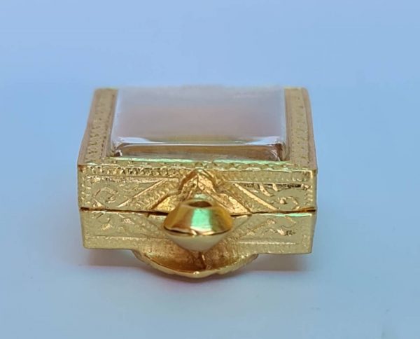 กรอบพระสมเด็จมาตรฐาน CH1 เก่า สีทอง A01-1  ขนาด 27*38*6.8 mm. - Image 2