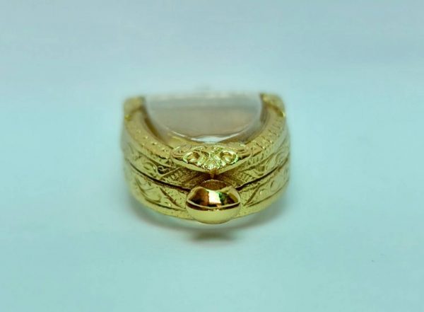 กรอบพระหลวงปู่ทวดเตารีด 88-1 สีทอง T20  ขนาด 22*31*11mm. - Image 2