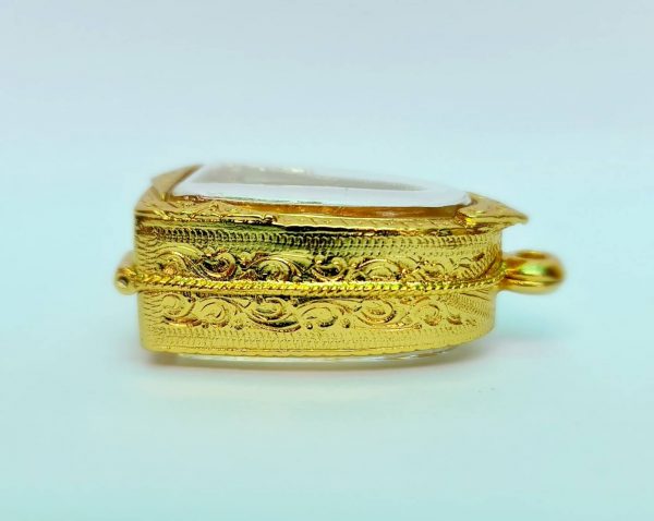 กรอบพระหลวงปู่ทวดเตารีด 88-2  สีทอง T21 ขนาด 21*33*14mm. - Image 3