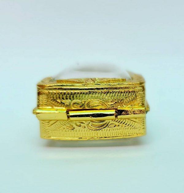 กรอบพระหลวงปู่ทวดเตารีด 59  สีทอง T04 ขนาด 25*40*13mm. - Image 4