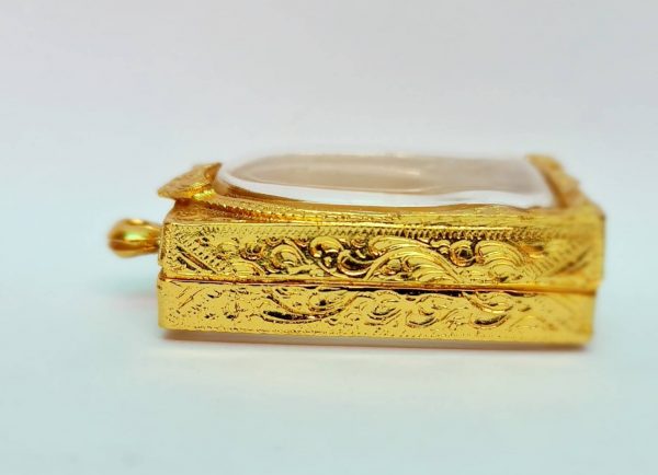 กรอบพระสมเด็จตรีมูรติใหม่ สีทอง A21 ขนาด 30*44*8.2 mm - Image 4