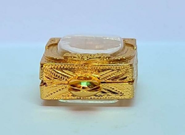 กรอบพระสมเด็จแคนง สีทอง P-02  ขนาด 1.9*2.25*0.05 cm. - Image 2