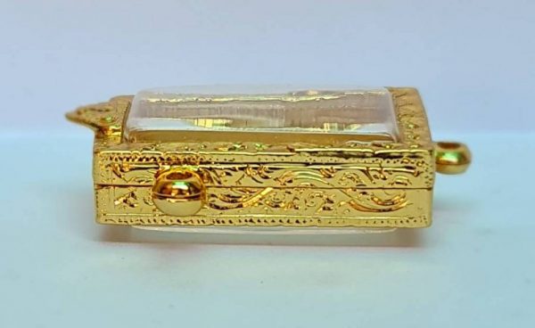 กรอบพระสมเด็จ 3 ห่วง สีทอง A-39  ขนาด 25*35*7 mm. - Image 3