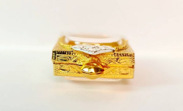 กรอบพระ สมเด็จมาตรฐานเก่า สีทองเงิน-A04-1 ขนาด27*38*6.8 mm. - Image 3