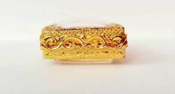 กรอบพระสมเด็จฉลุลาย 4 สีทอง A12-1 ขนาด 27*38*7.5 mm. - Image 4