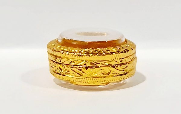 กรอบพระ เหรียญกลม สีทอง -C01 ขนาด 1.5*1.5*0.52 Cm. - Image 4