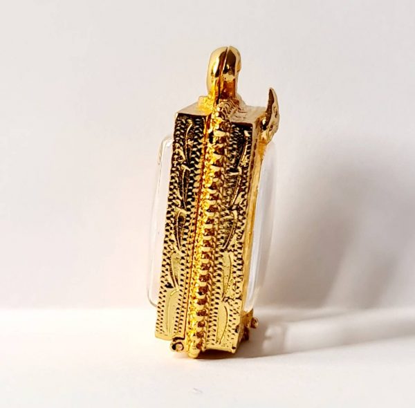 กรอบพระสมเด็จพ่อแก้วเล็ก สีทอง -A16 ขนาด 2.0*2.6*0.5 cm - Image 5