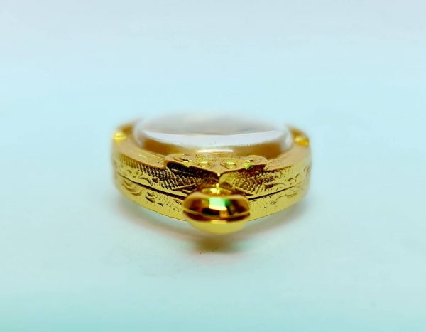 กรอบพระเหรียญเล็ก 70 สีทอง ฺB02 ขนาด 23*33*5.2 mm. - Image 2