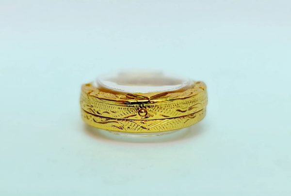 กรอบพระเหรียญเล็ก 70 สีทอง ฺB02 ขนาด 23*33*5.2 mm. - Image 4