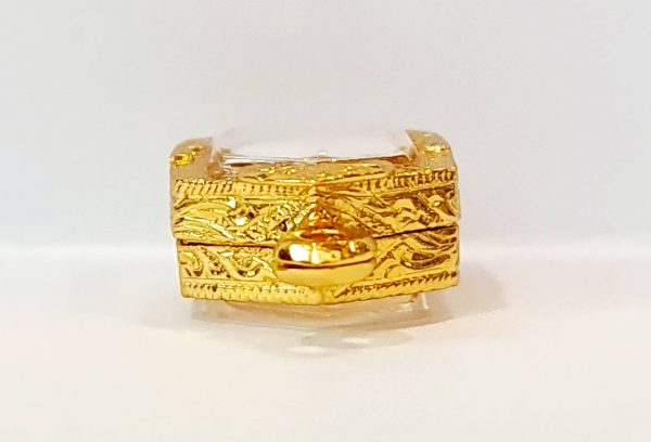 กรอบพระ ขุนแผนเล็กพลายมังกรสีทอง -E07 ขนาด 1.6*2.3*0.6 cm. - Image 3