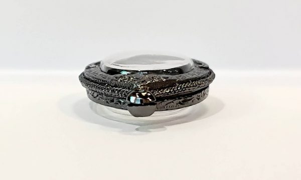 กรอบพระเหรียญพ่อชื่น No.1 สีดำ B03-2 ขนาด 2.3*3.3*0.47 cm - Image 2