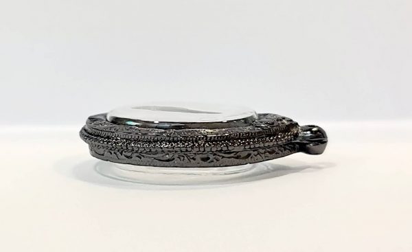 กรอบพระเหรียญพ่อชื่น No.1 สีดำ B03-2 ขนาด 2.3*3.3*0.47 cm - Image 3