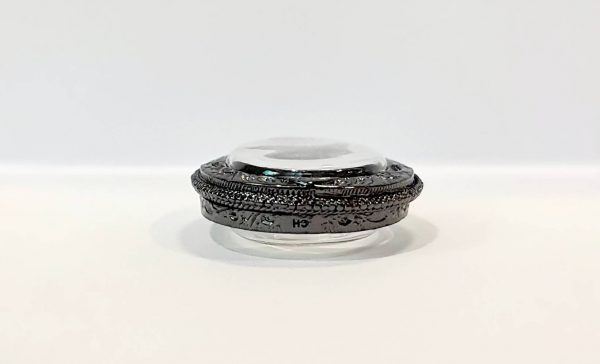 กรอบพระเหรียญพ่อชื่น No.1 สีดำ B03-2 ขนาด 2.3*3.3*0.47 cm - Image 4