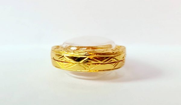 กรอบพระหยดน้ำกลาง สีทอง - J02 ขนาด 1.6*2.3*0.4 cm. - Image 4