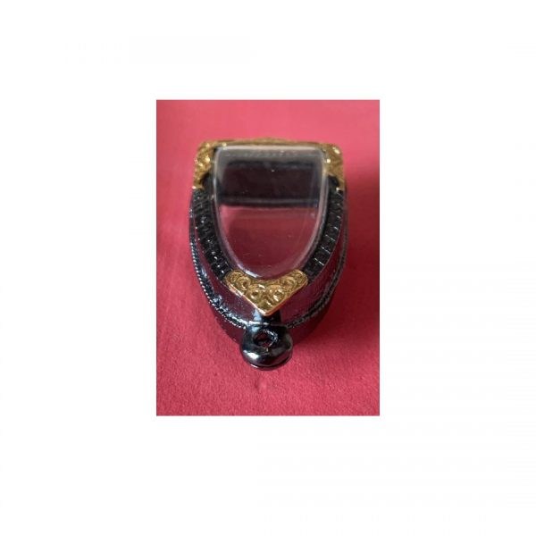 กรอบพระ หลวงปู่ทวด59 สีดำทอง T04-2 ขนาด 24x38x10 mm. - Image 4